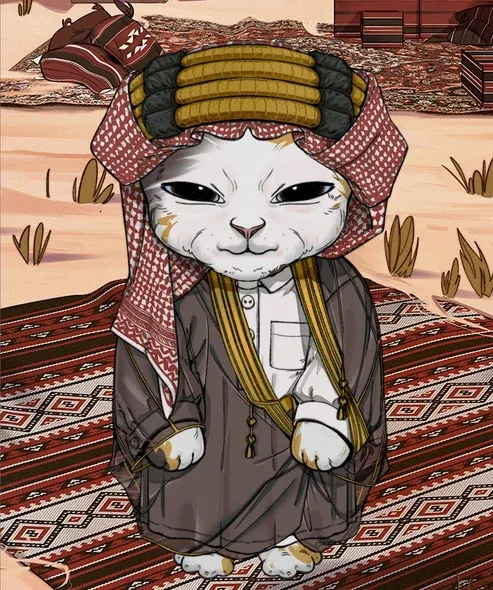 رسوماتُ قطط يوم التأسيس